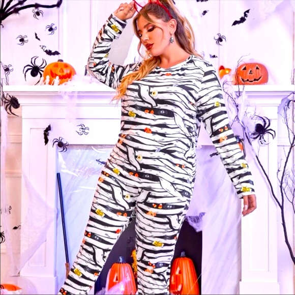 SHEIN Other - 🧟‍♀️ MUMMY 👻 HALLOWEEN COSTUME PYJAMAS SET